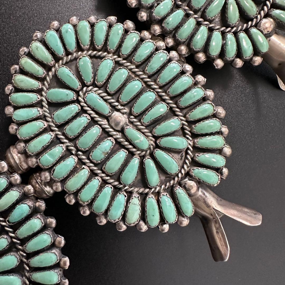 Zuni クラスターターコイズ ナジャ スカッシュブロッサム