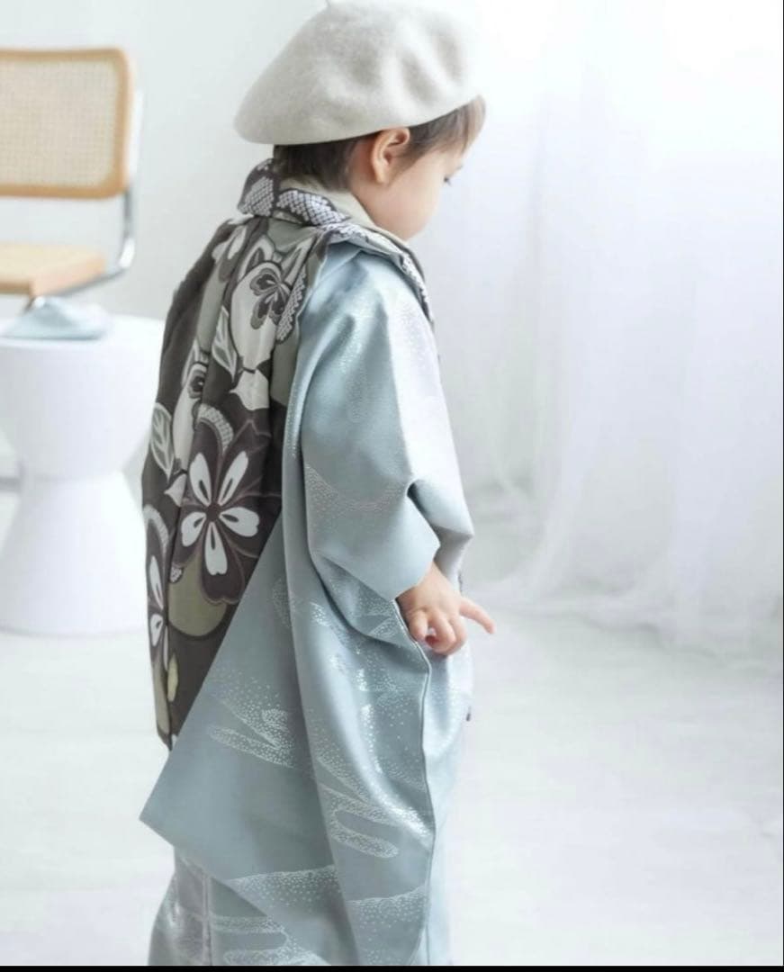 ひよこ商店３歳七五三のお祝い着セット着物被布セット