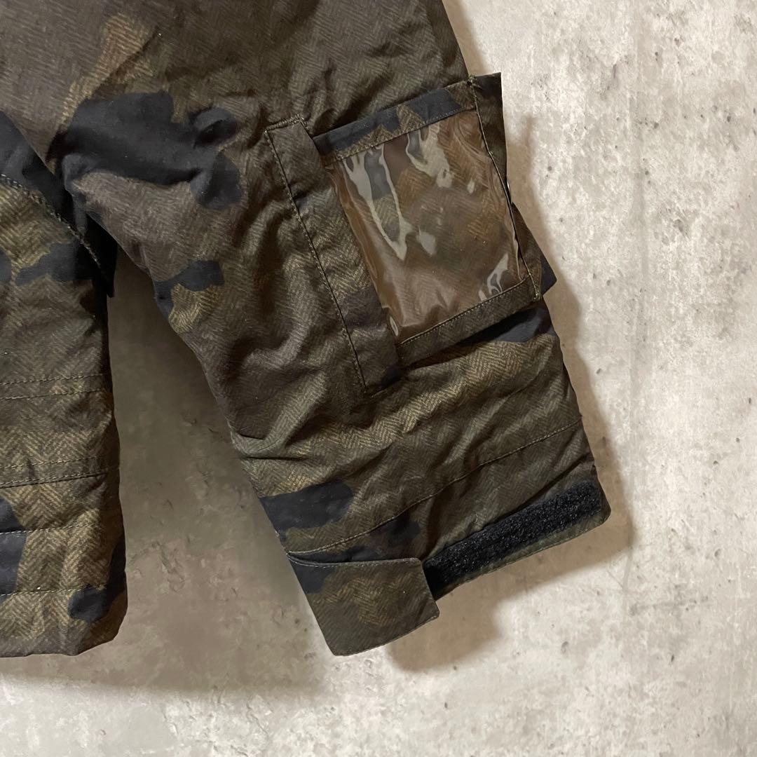 Burtonバートンスキーウェアスノーボードジャケットパーカー迷彩総柄カモフラ