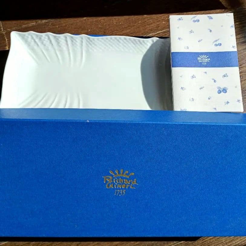 リチャードジノリ1735 長方形皿　ー12×28cm