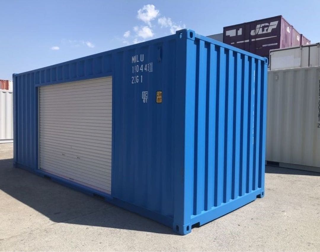 海上コンテナ新品20Fシャッター付き(税込価格)