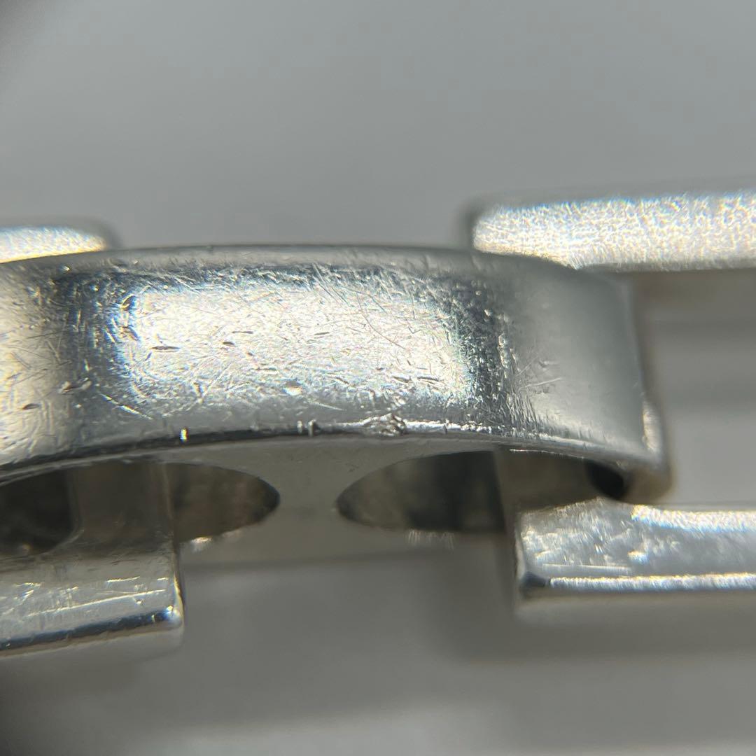 グッチ GUCCI スクエアリンク ブレスレット SV925 オールド 希少