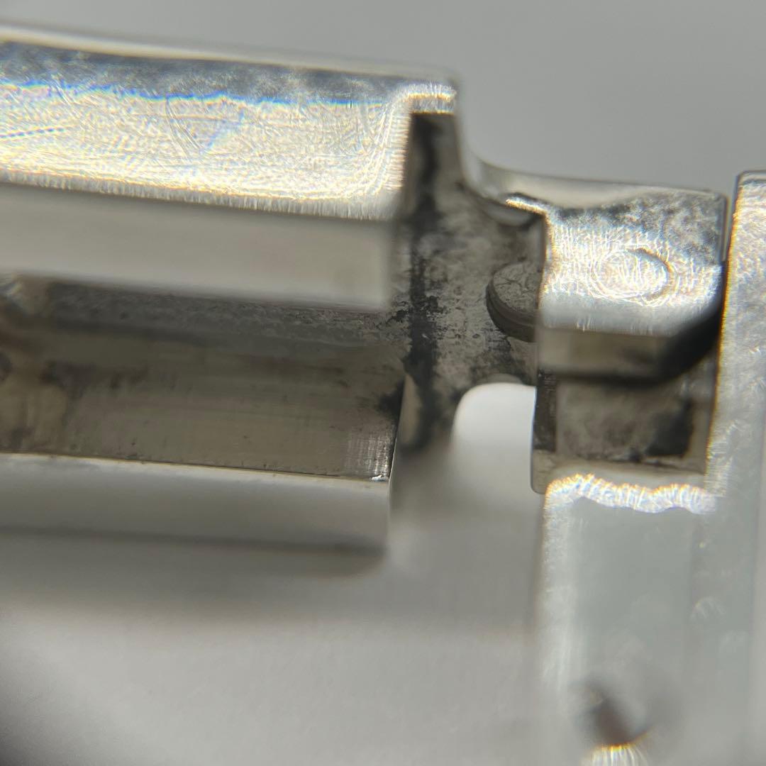 グッチ GUCCI スクエアリンク ブレスレット SV925 オールド 希少