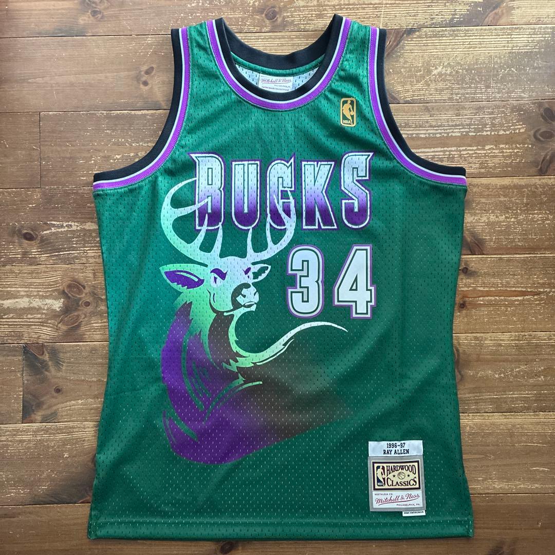 MITCHELL&NESS BUKS ユニフォーム RAY ALLEN
