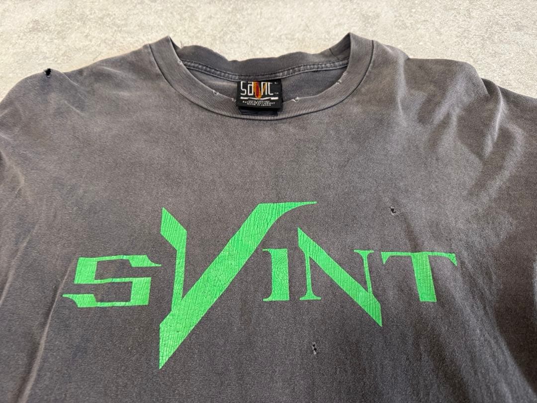 セントマイケル　SAINT Mxxxxxx Vlone　ロンT　Lサイズ最終値下