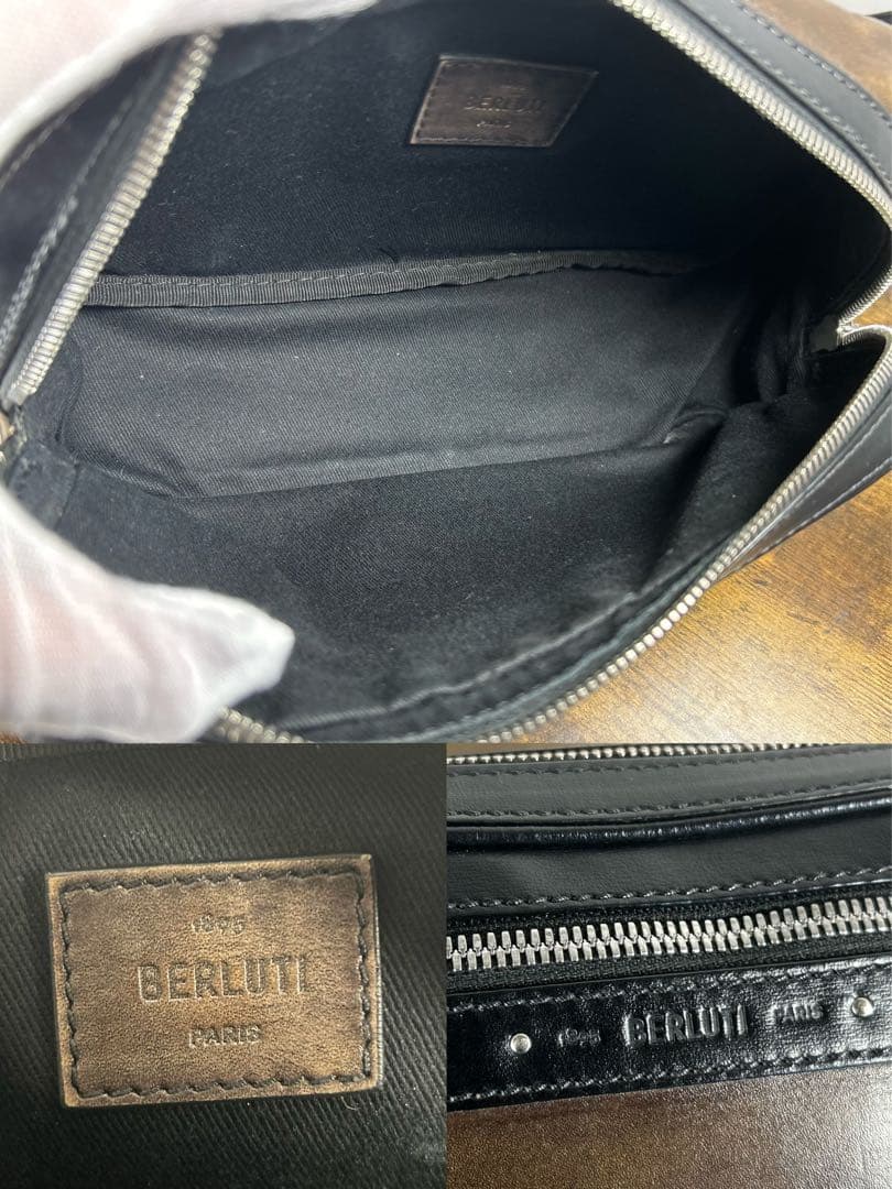 極美品　25万円 Berluti ボディバッグ ウエストバッグ レザー　バッグ