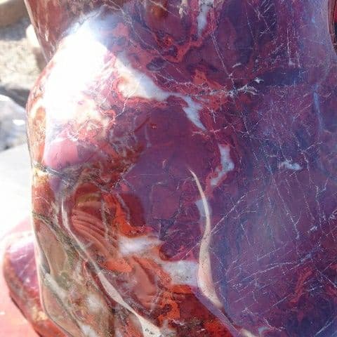 特大紅加茂石 庭石 鑑賞石 原石 置物 オブジェ インテリア 原石