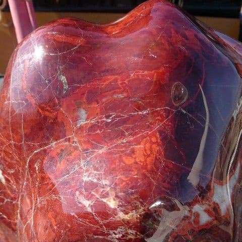 特大紅加茂石 庭石 鑑賞石 原石 置物 オブジェ インテリア 原石