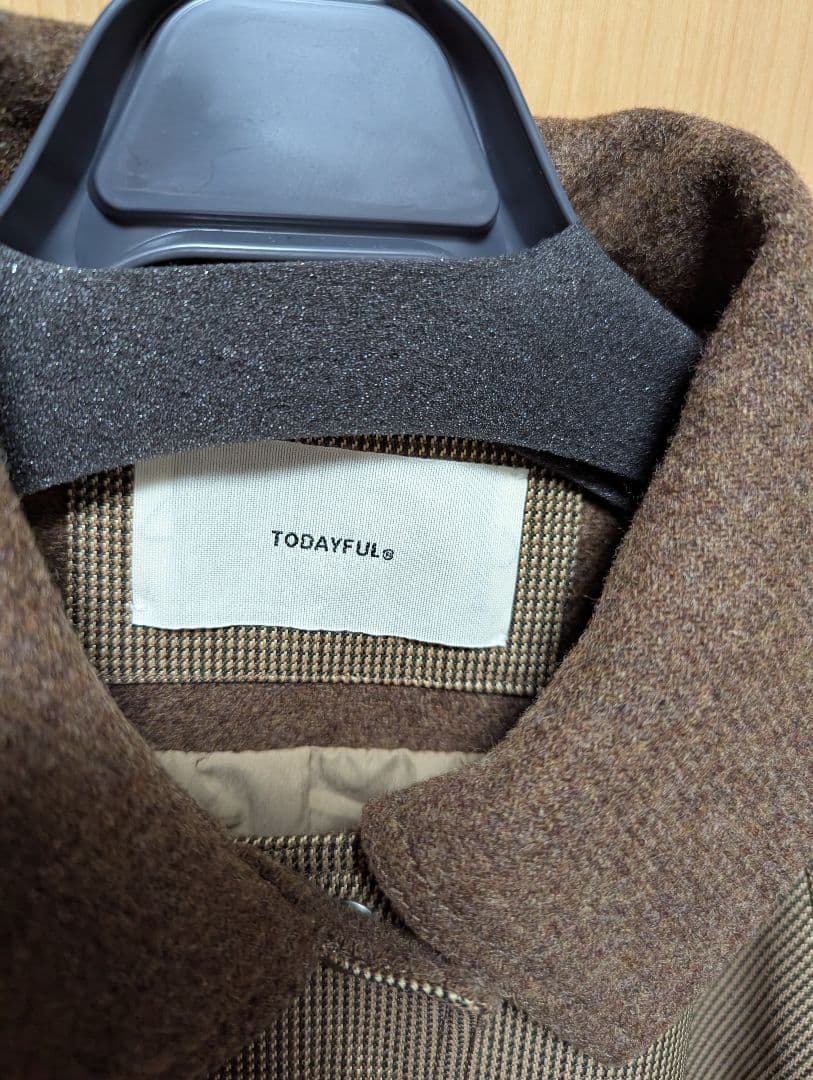 TODAYFUL　Houndstooth Raglan Jacket