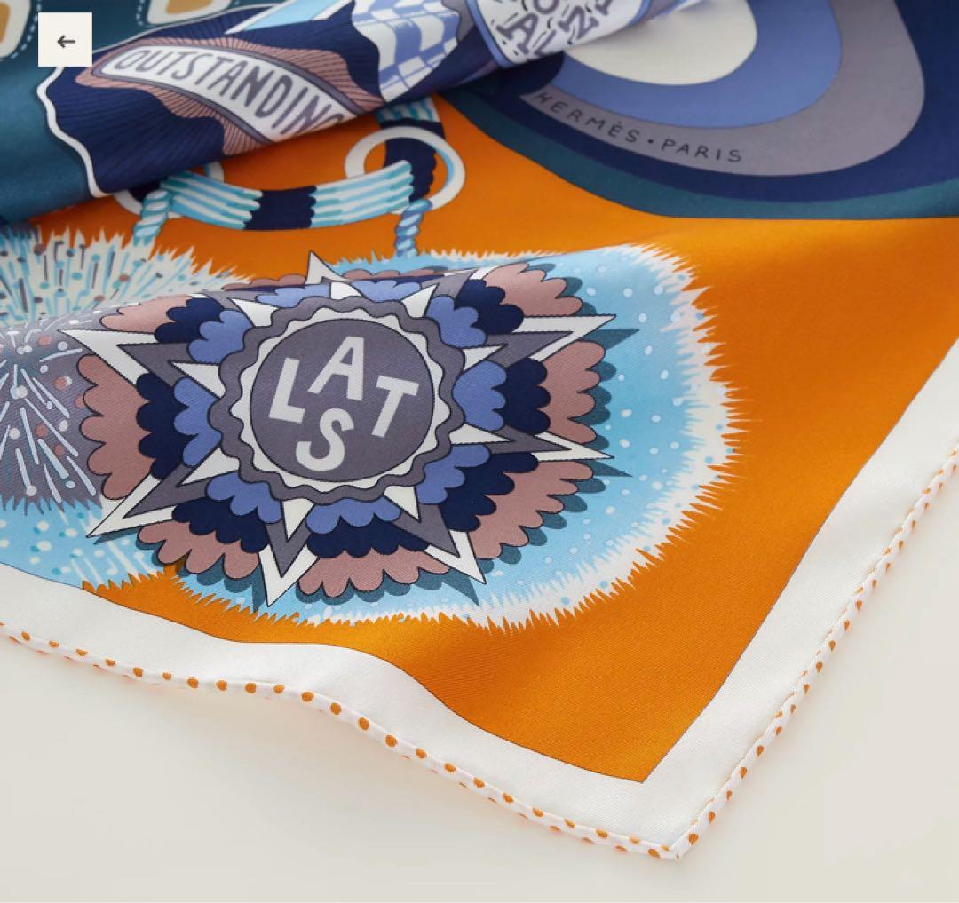 エルメススカーフ　カレ 70 《シュヴァル•マスコット》