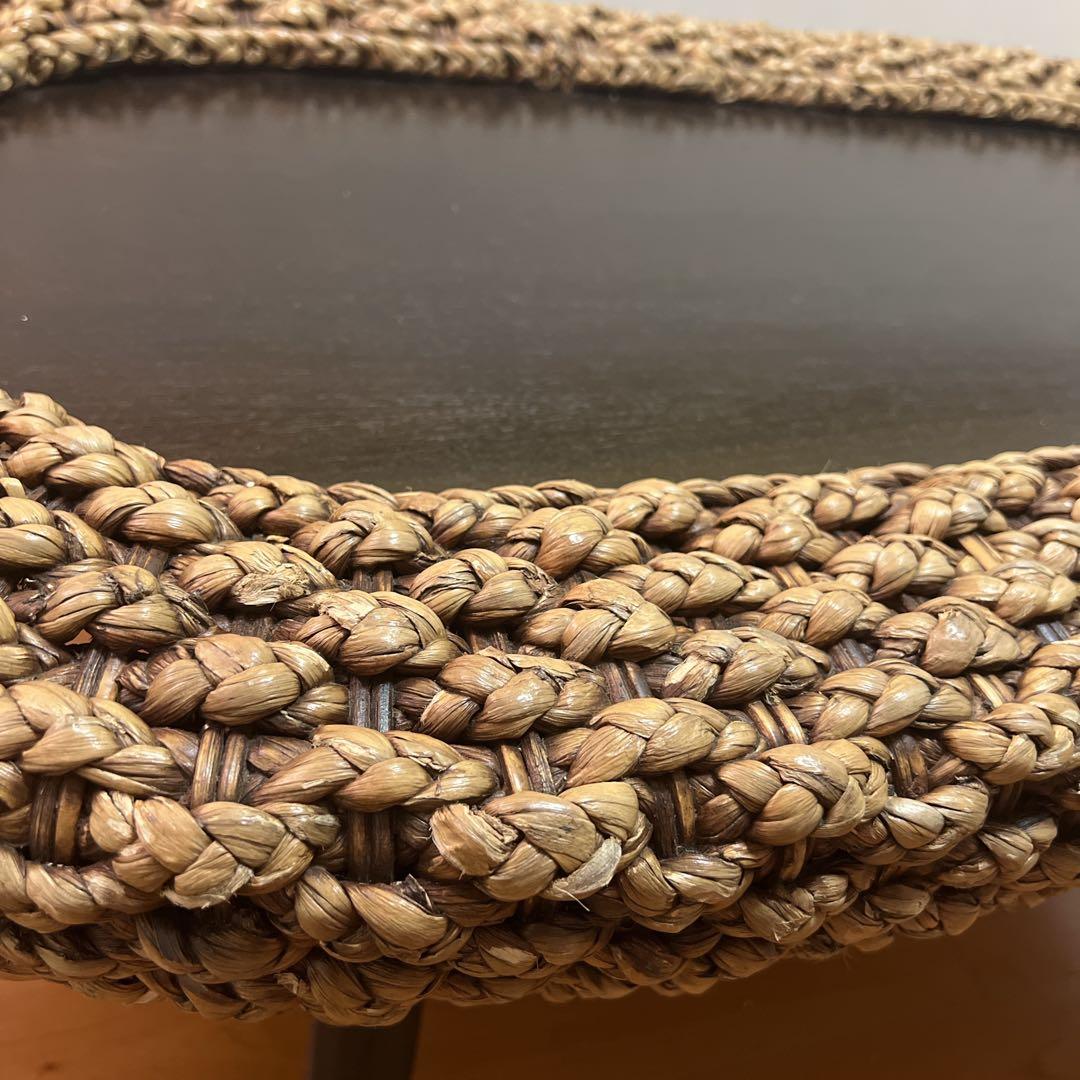 カリッジマーケット ラタン ウォーターヒヤシンス ローテーブル アジアン セブ