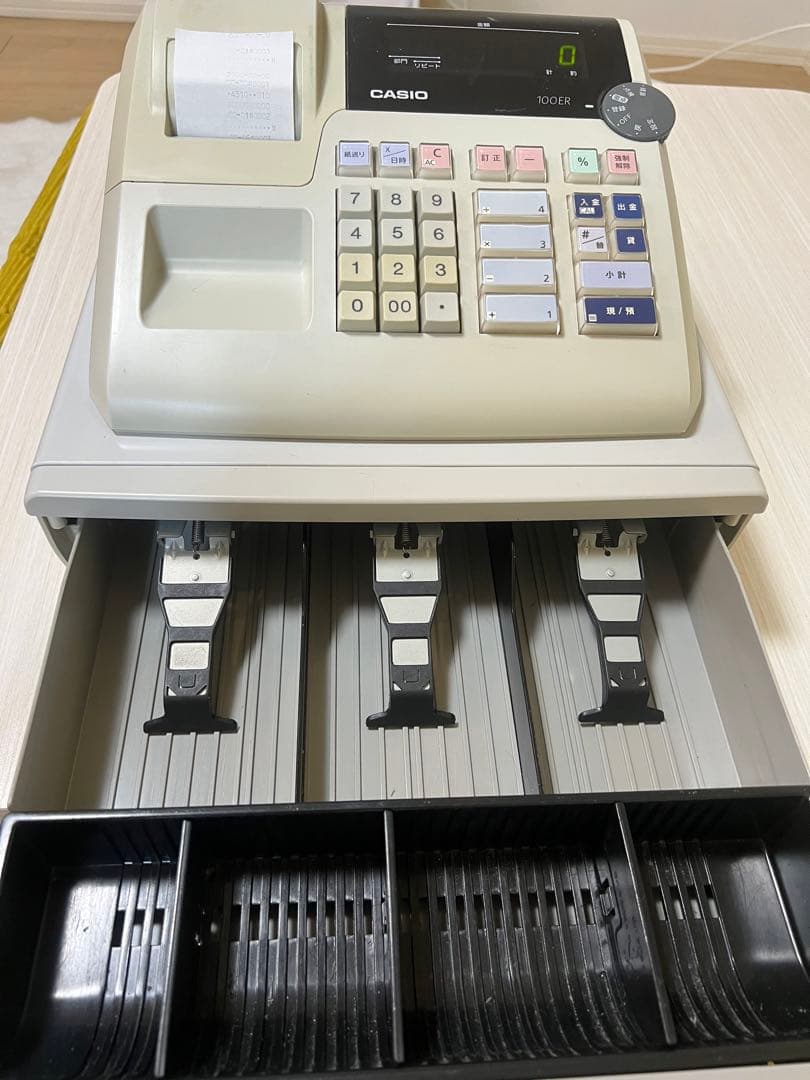 CASIO 100ER レジ機　レジスター
