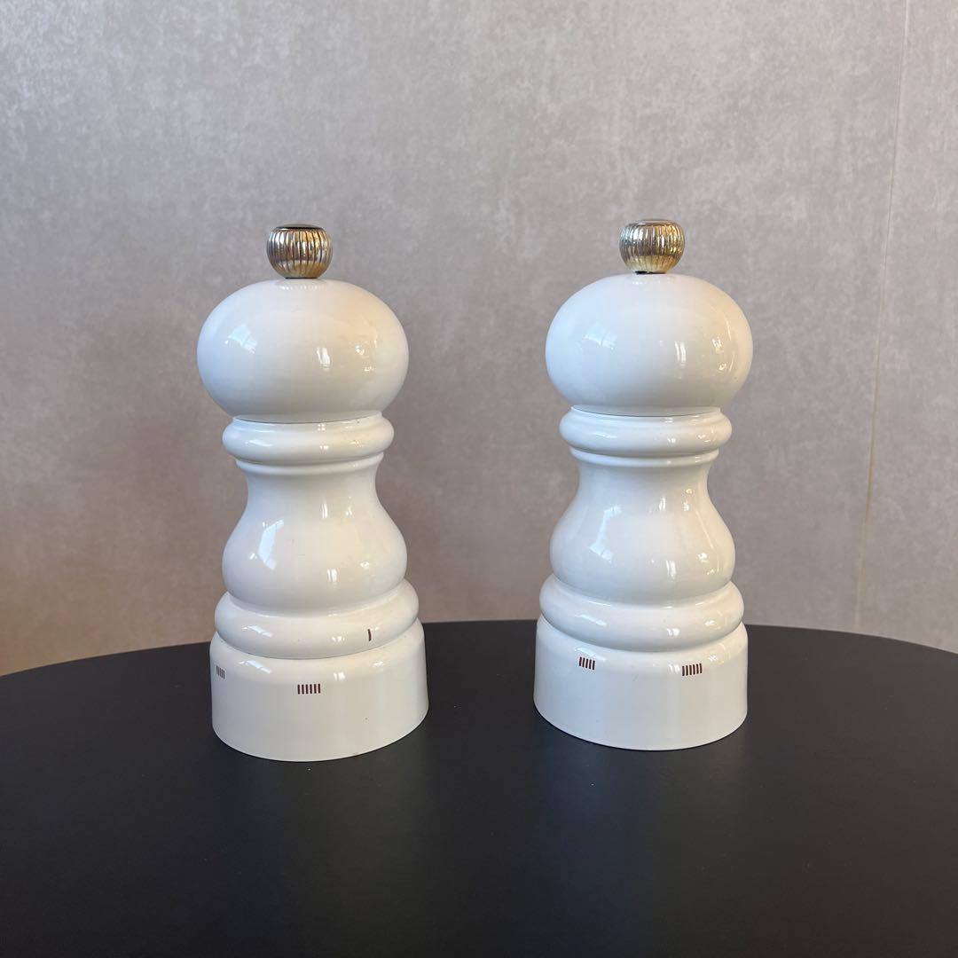 ペッパー&ソルトミルセット ホワイトラッカー Peugeot