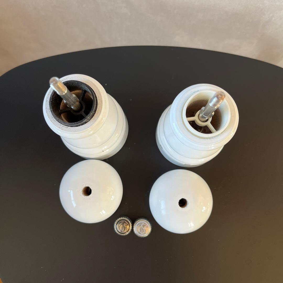 ペッパー&ソルトミルセット ホワイトラッカー Peugeot