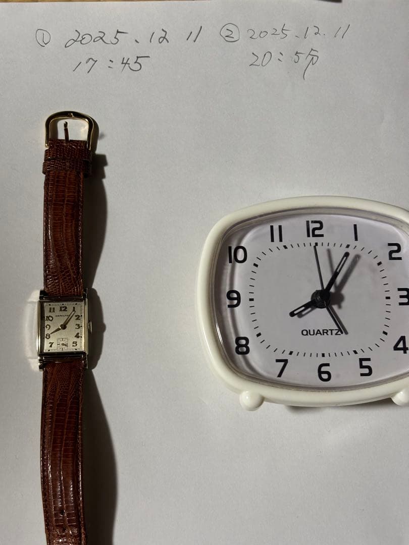 レ*チ様 激安早物勝ハミルトン　希少EATON 手巻植字インデックス18金無垢素