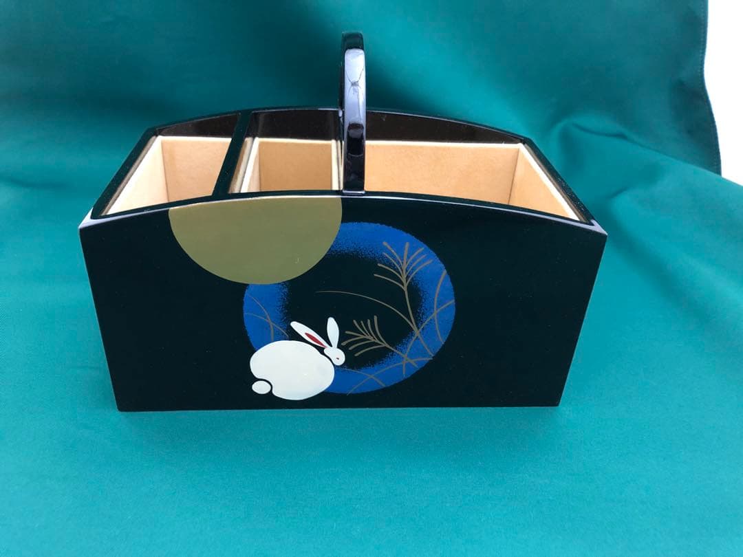 未使用品　リモコンラック　木製漆器　会津塗り