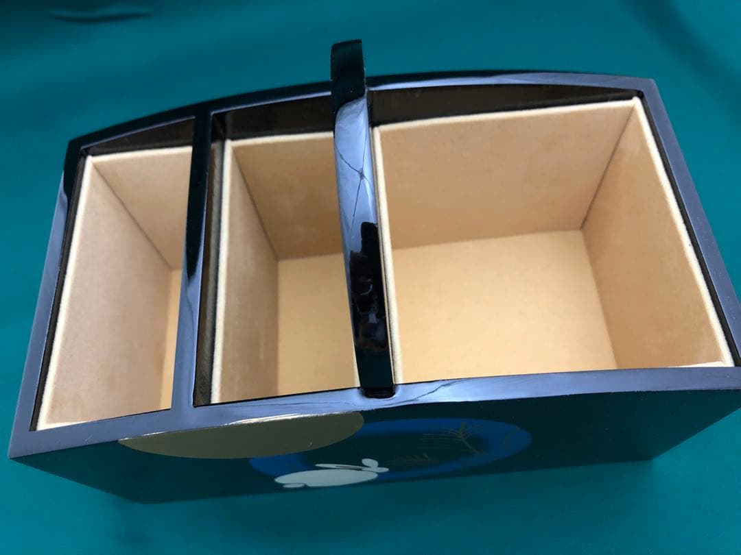 未使用品　リモコンラック　木製漆器　会津塗り