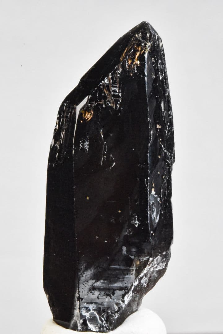 岐阜県中津川市蛭川田原産 スモーキークォーツ玉滴石付き