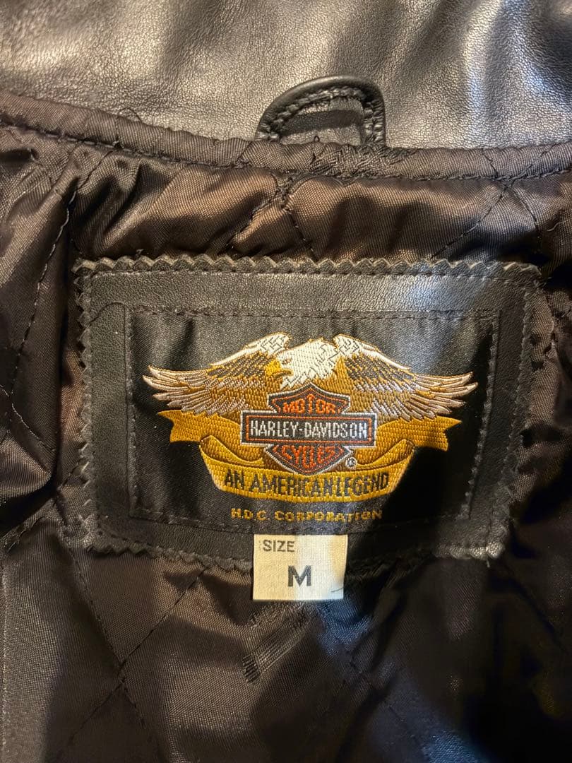 ハーレーダビッドソン　ライダースジャケット　メンズ　M