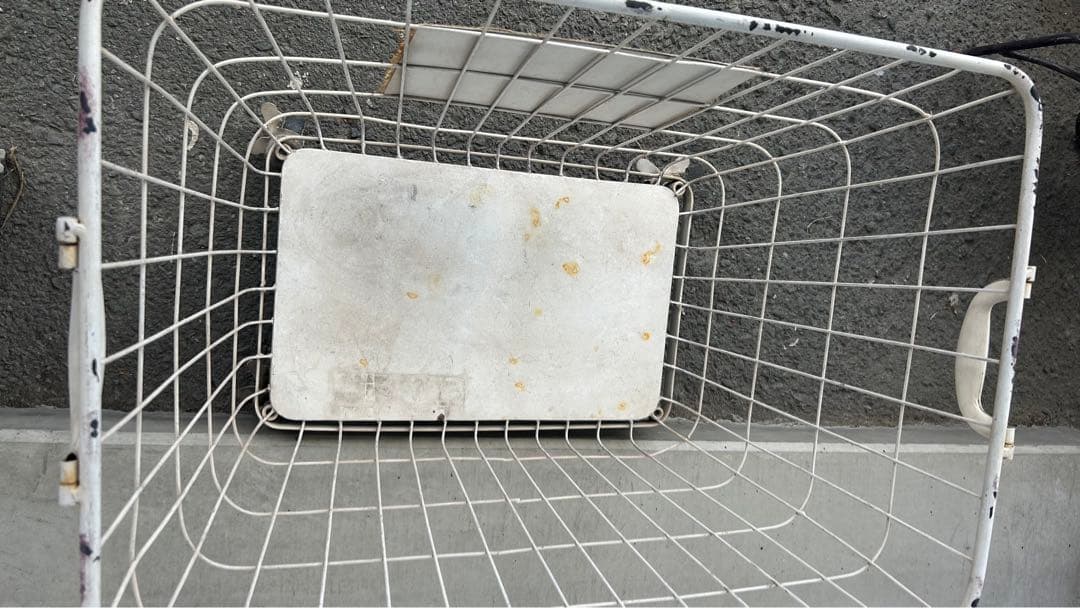 アンティークランドリーBOX インテリア　キャスター