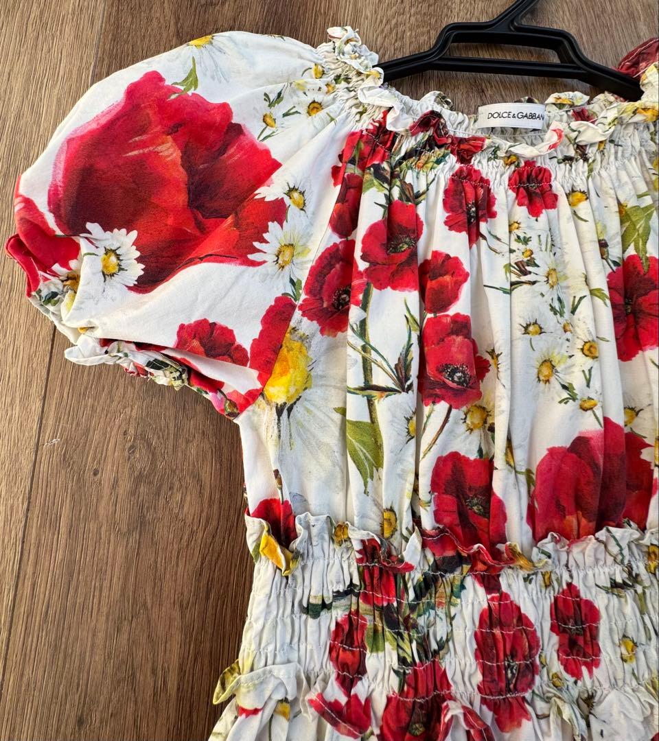 最終値下げ！！Dolce & Gabbana 花柄ワンピース 100cm~