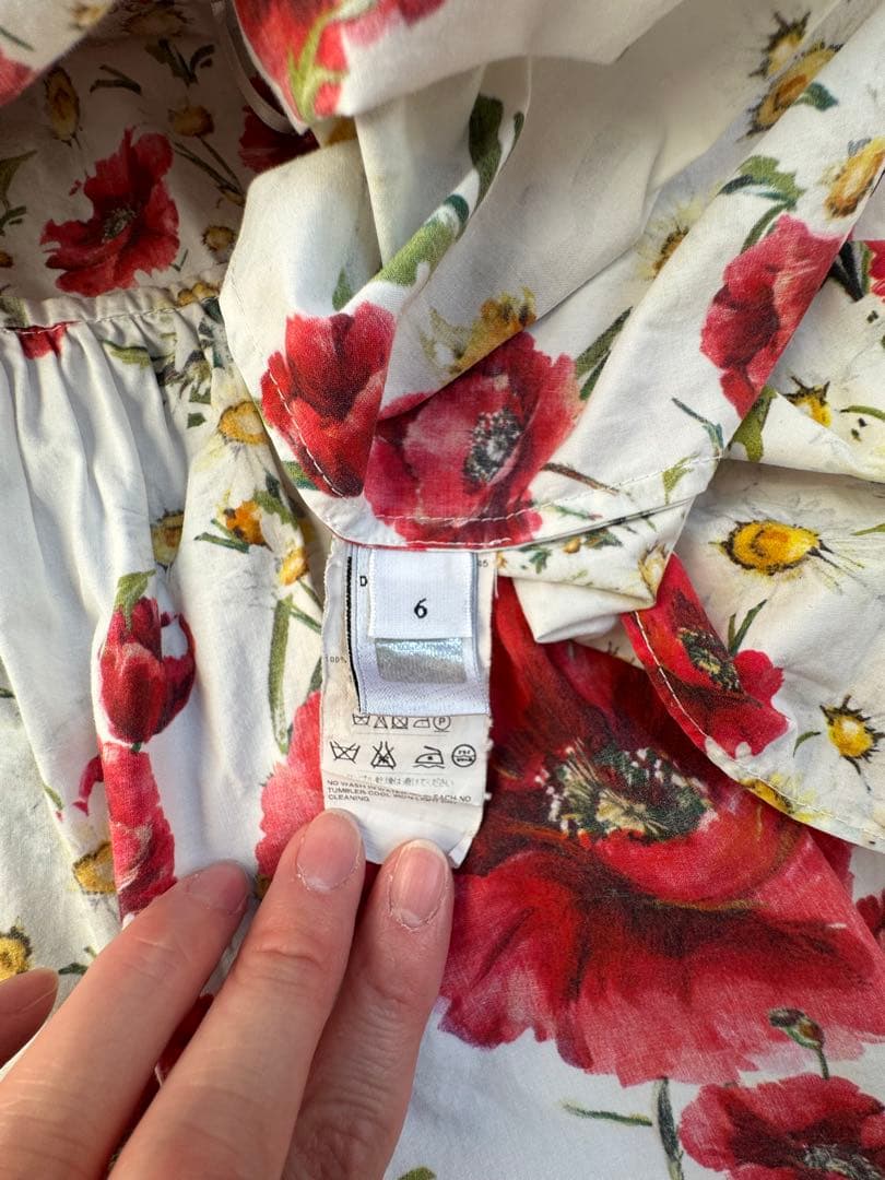 最終値下げ！！Dolce & Gabbana 花柄ワンピース 100cm~