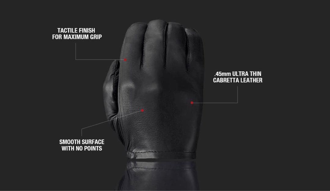 希少 Tough Gloves 革手袋 レザーグローブ 警察官 黒 レザー手袋