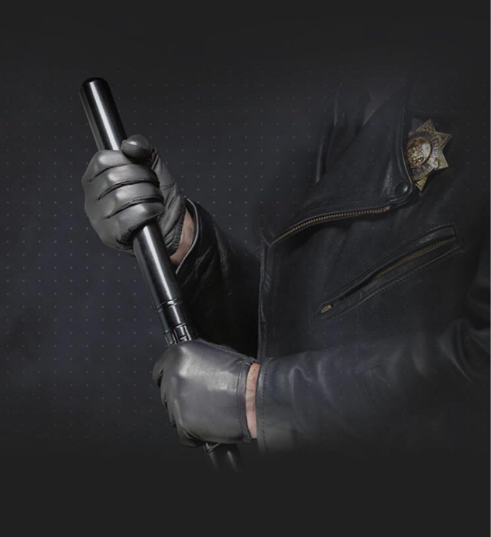 希少 Tough Gloves 革手袋 レザーグローブ 警察官 黒 レザー手袋