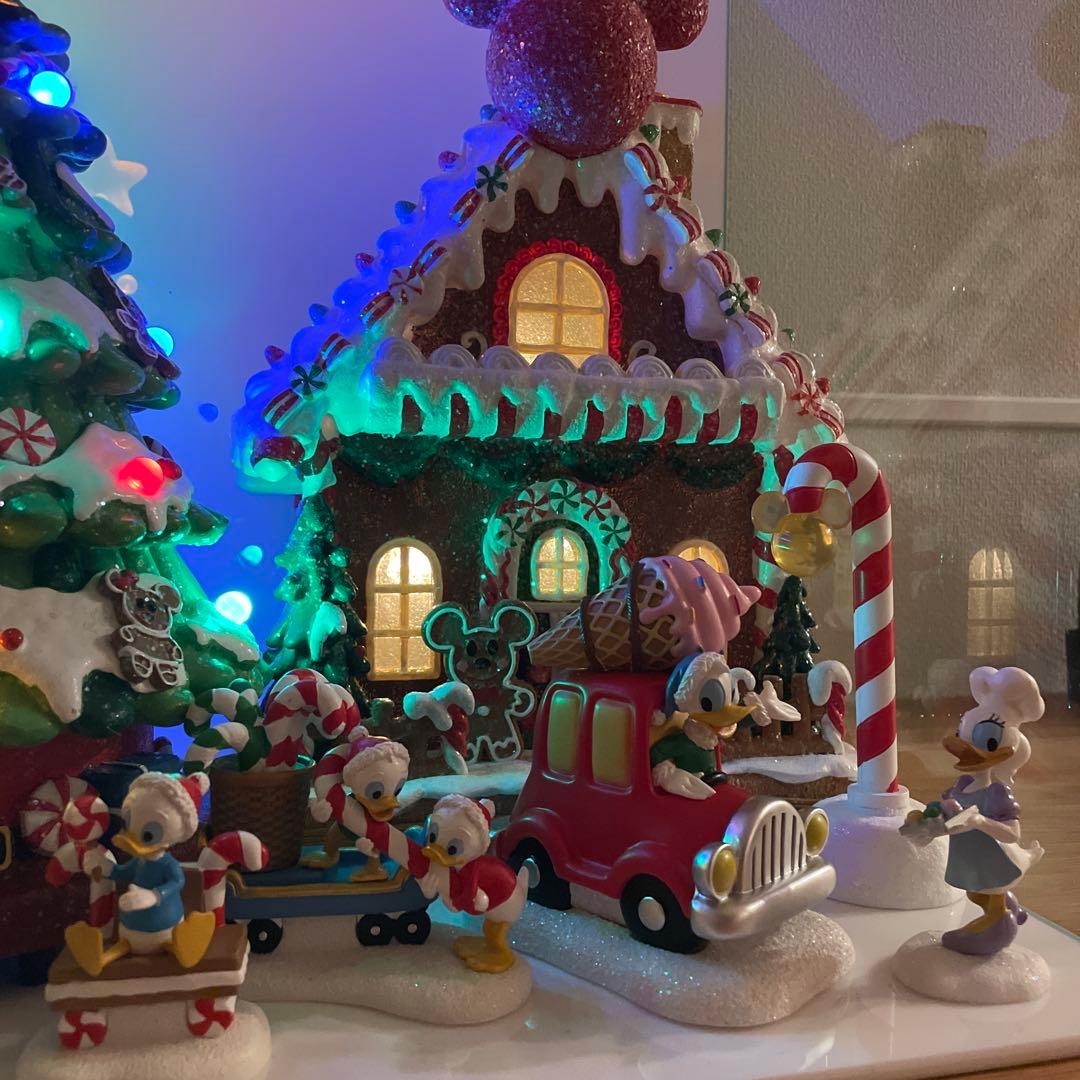 【新品 展示品 限定】ディズニー 　クリスマス　ヴィレッジ　13ピース