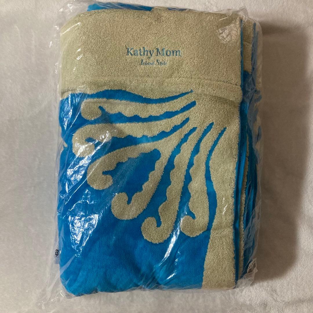 キャシーマム　クラシックハワイアンタオルケット　シングル　ブルー