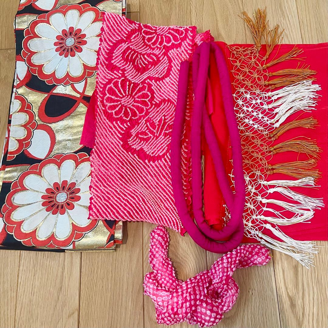 七五三着物　まとめて　アンティーク着物　アンティーク子供着物