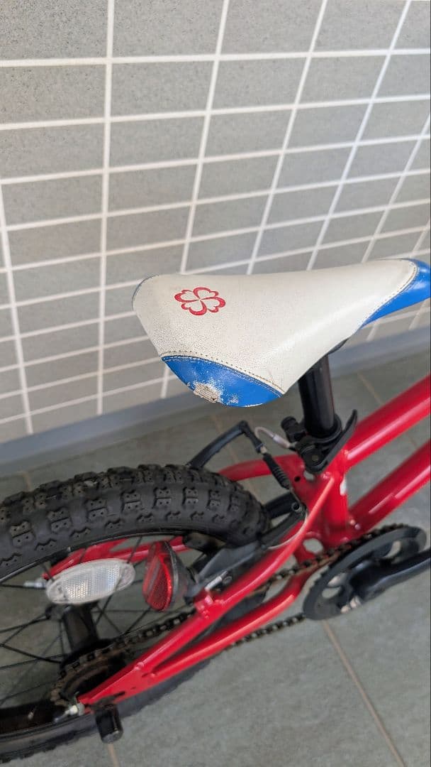 ヨツバサイクル 16インチ ヒーローレッド 子供用 自転車 東京 埼玉 手渡し
