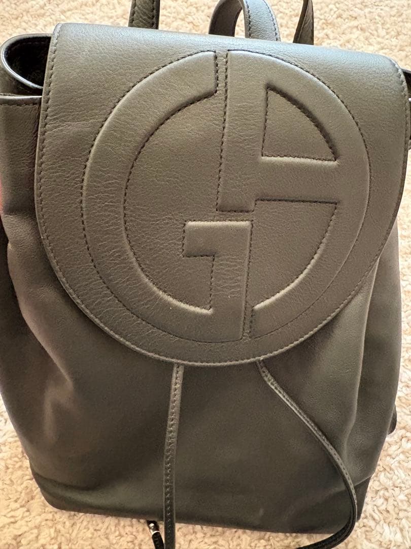 ジョルジオアルマーニリュック・レザー