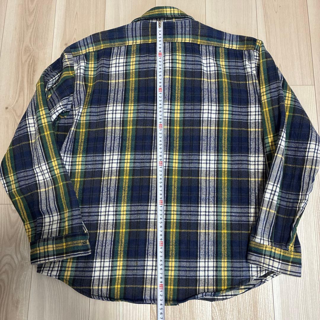 アメ製　FIVE BROTHER 長袖ネルシャツ XL