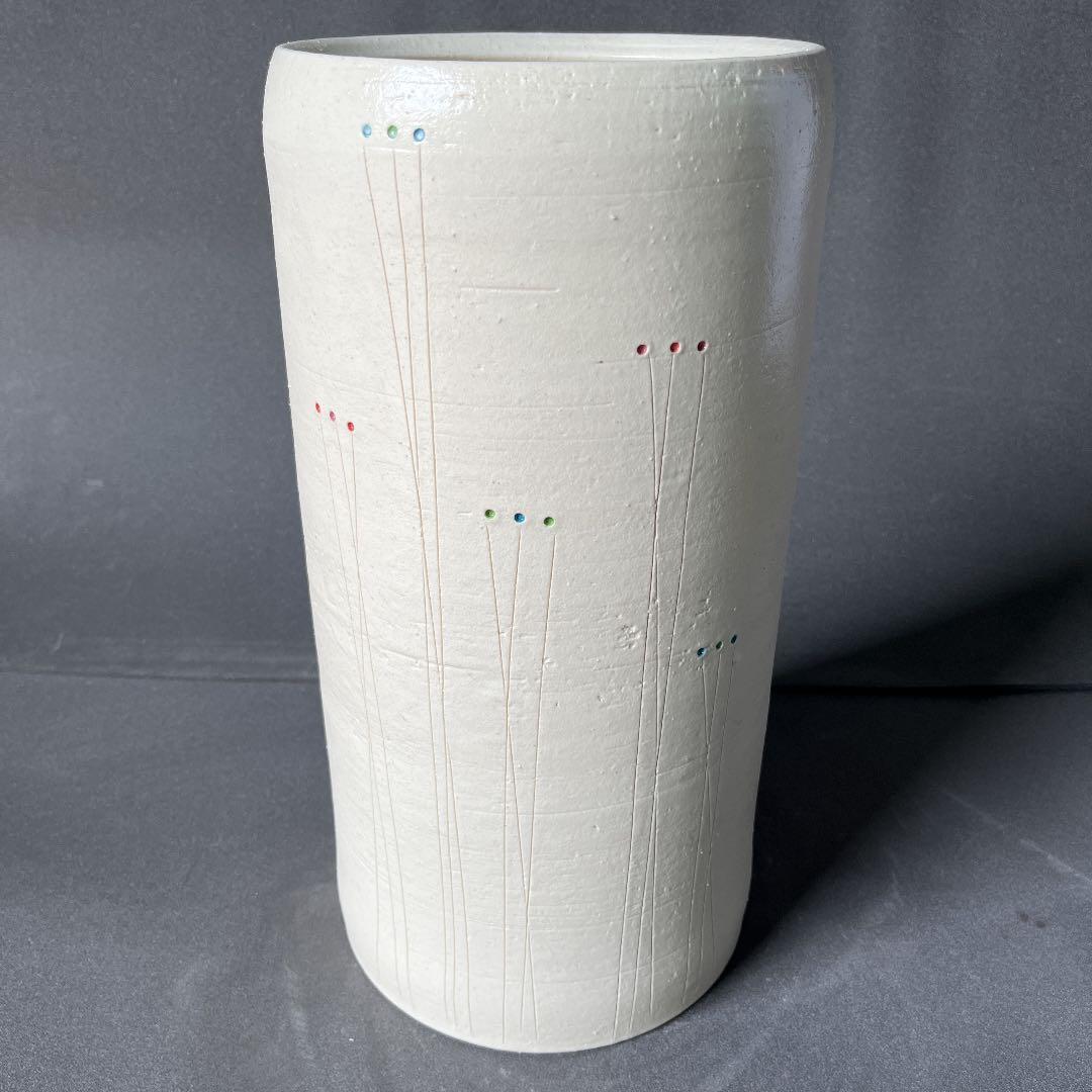 信楽焼傘立て  メルヘン 高さ４２cm