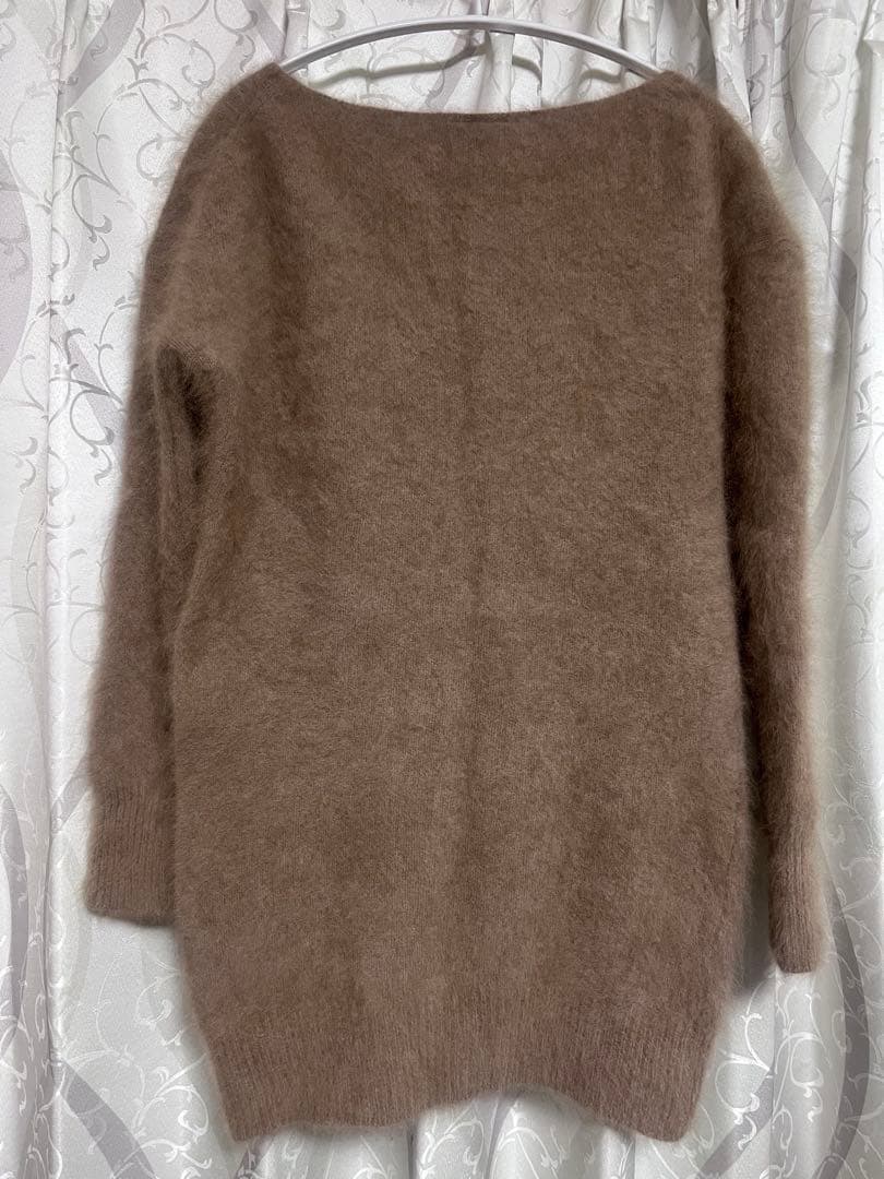 Whim Gazette 100%ウール 長袖ニット ブラウン