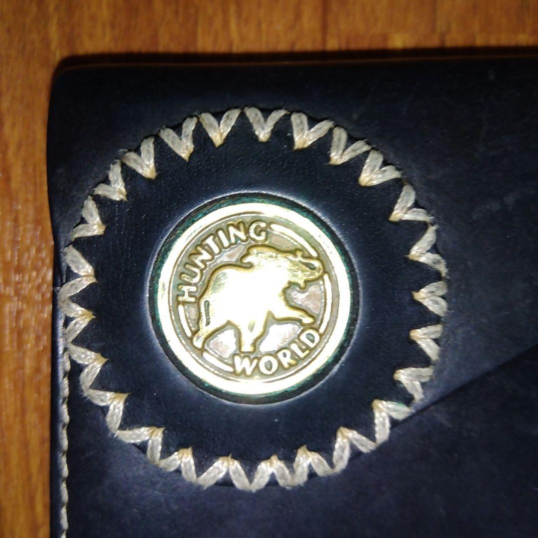 【レア 限定50個 定価約14万円】HUNTING WORLD 黒 二つ折り財布