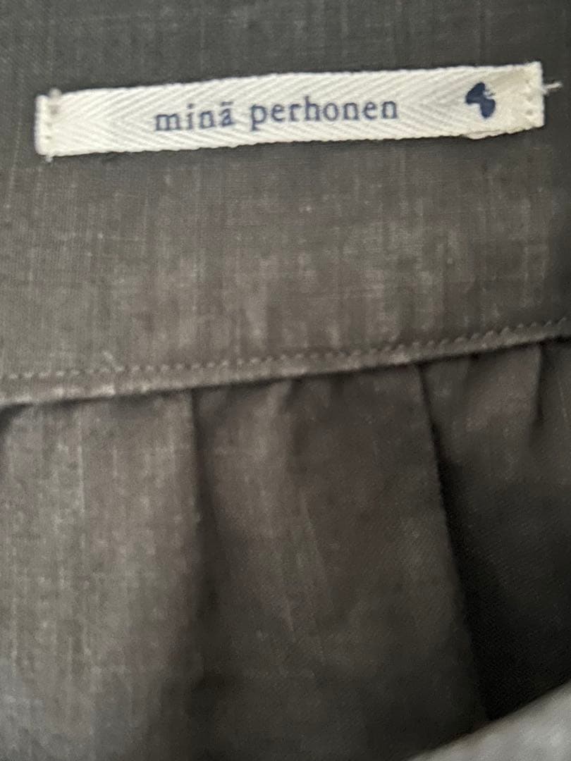 minä perhonen 蝶刺繍 シャツ38