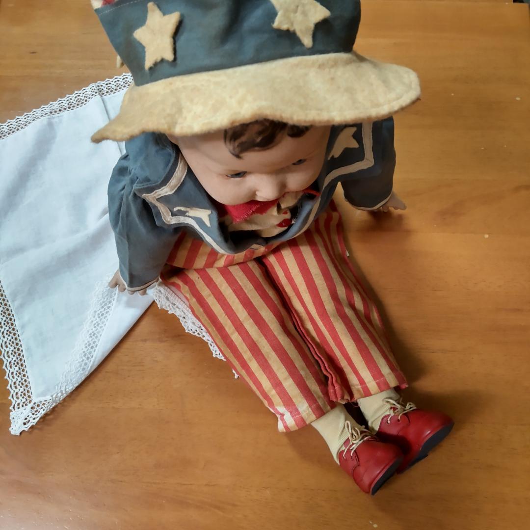 アンティークドールコンポジションリプロ　人形