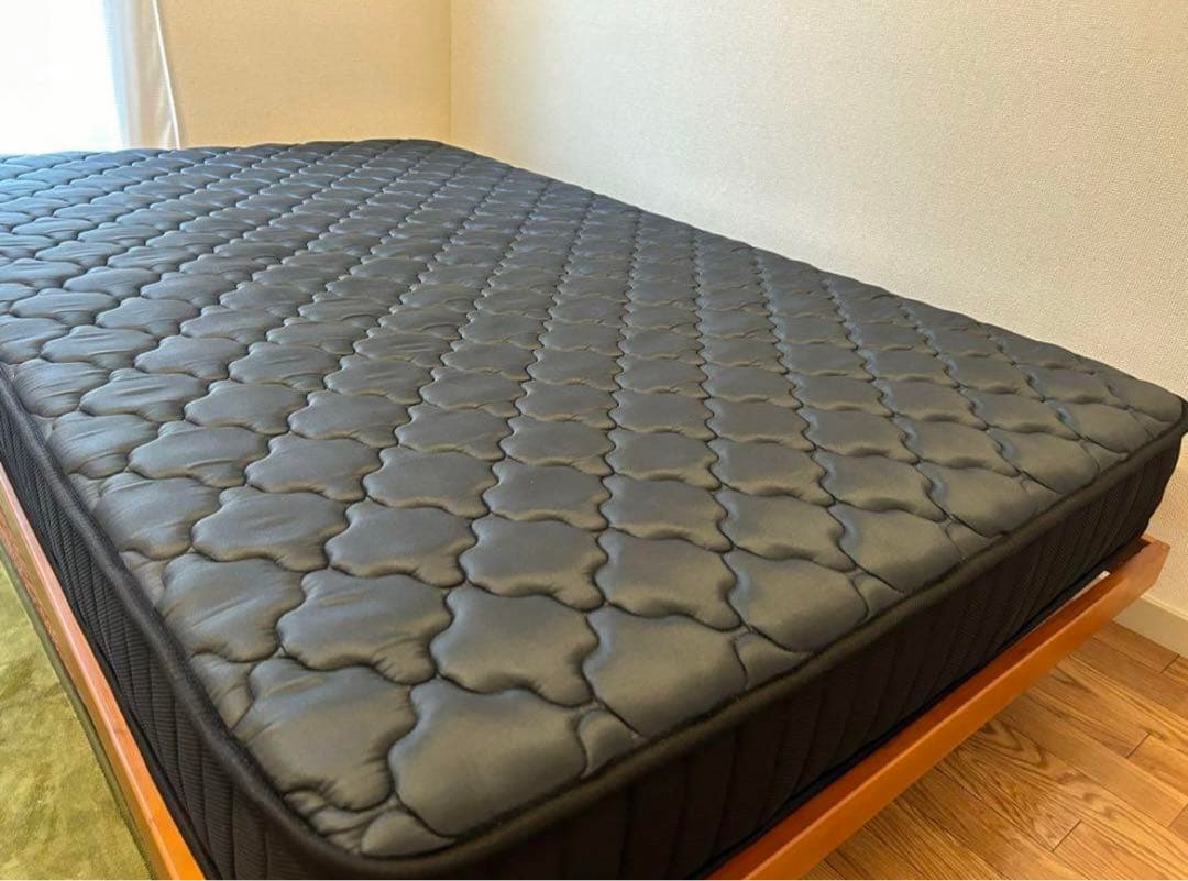 直接取引4000円！アイリスオーヤマ セミダブルマットレス ブラック