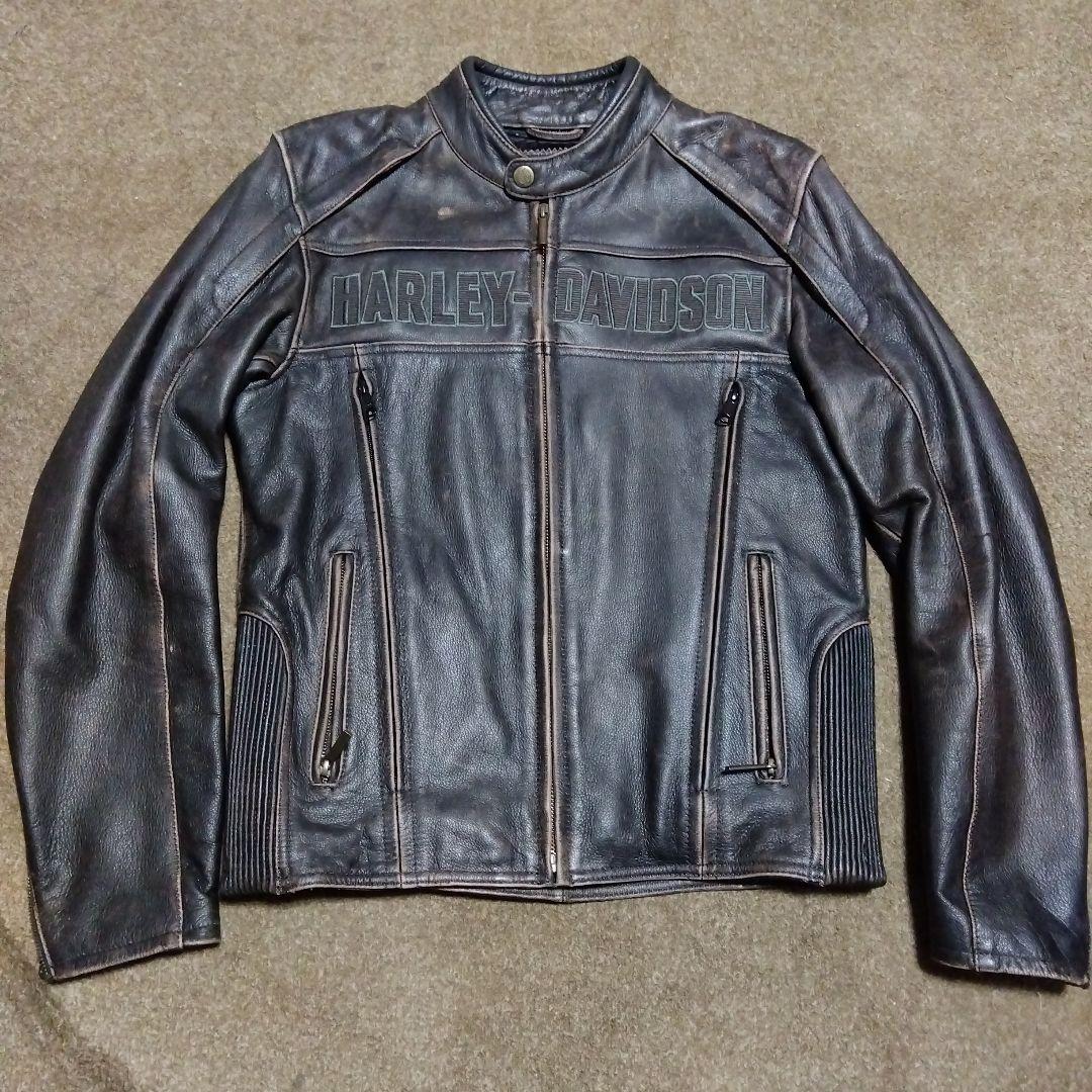 Sサイズ ハーレーダビッドソン シングルライダースジャケット