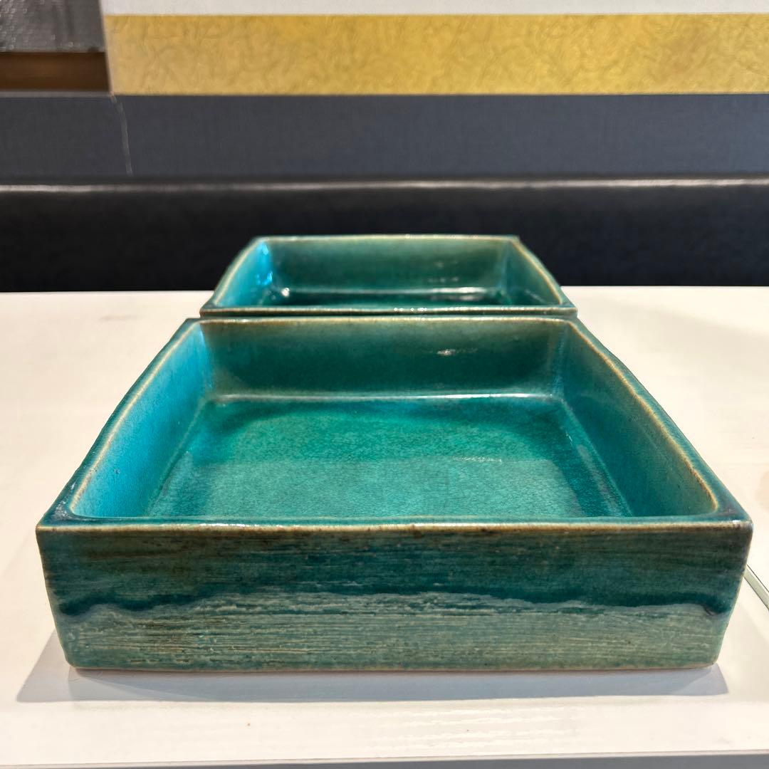 ティール セラミック 寿司桶 二段重ね