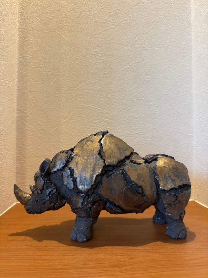 宮本果林　犀　サイ　オブジェ