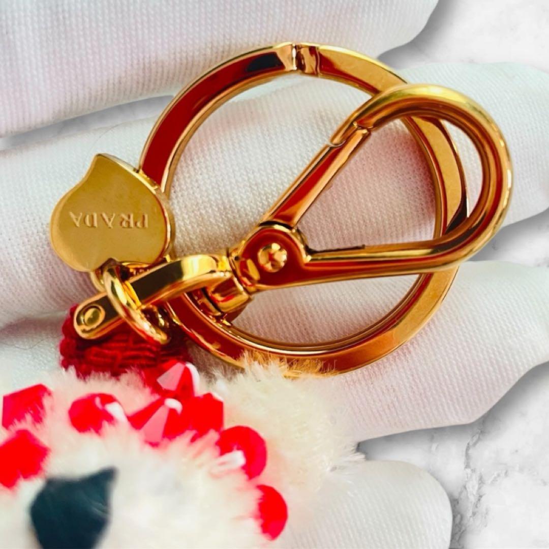 PRADA テディベア　ベアトリックキーホルダー