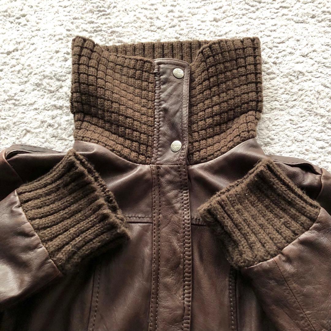 ☆超希少/羊革！【Eddie Bauer】エディーバウアー　ラムレザージャケット