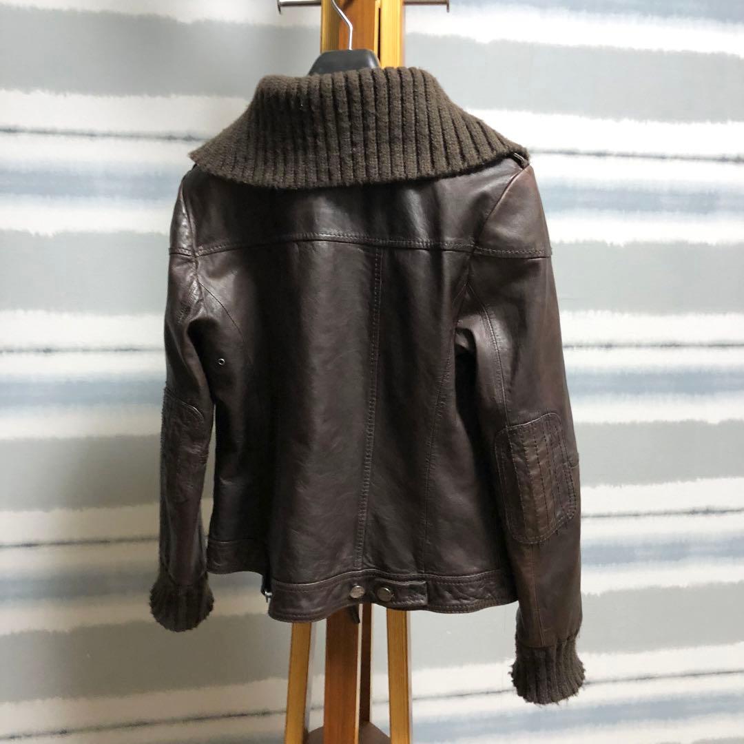☆超希少/羊革！【Eddie Bauer】エディーバウアー　ラムレザージャケット