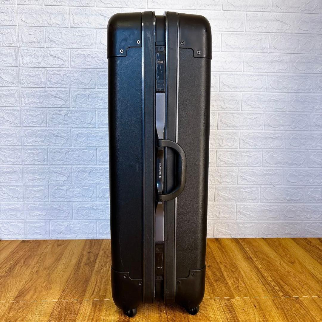 サムソナイト　 大型　キャリーケース　スーツケース　ブラック　機内持ち込み不可