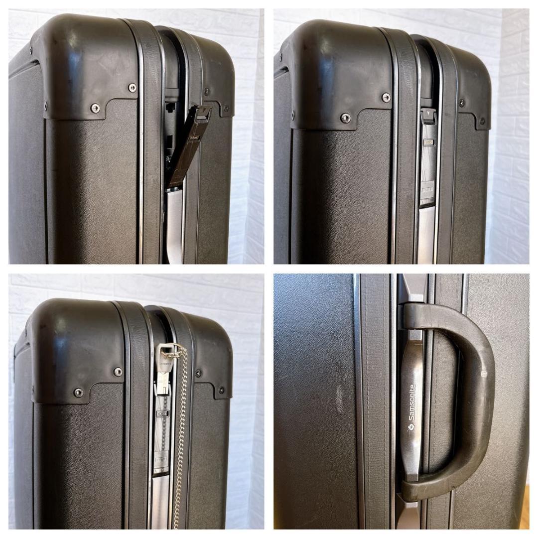 サムソナイト　 大型　キャリーケース　スーツケース　ブラック　機内持ち込み不可