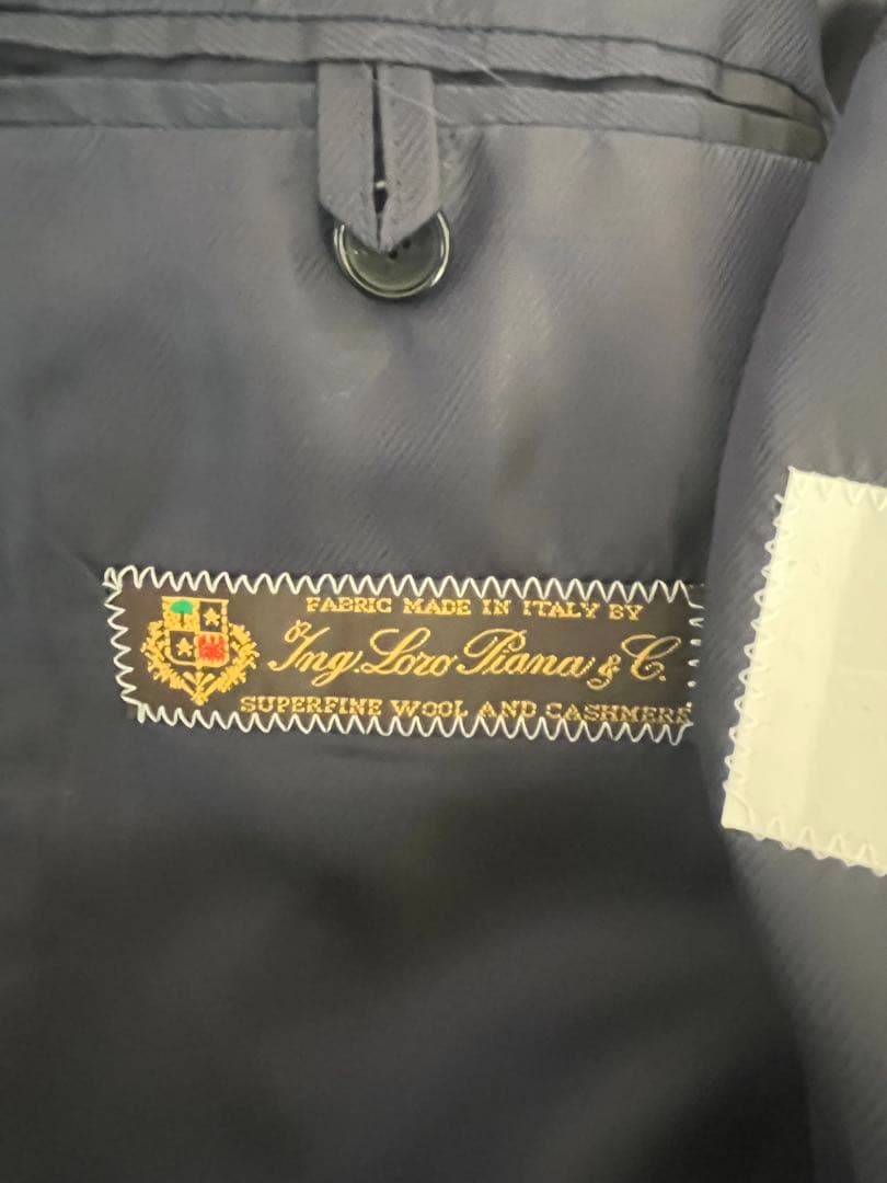 EDIFIE ウールカシミアチェスターコート　LOROPIANA 48サイズ