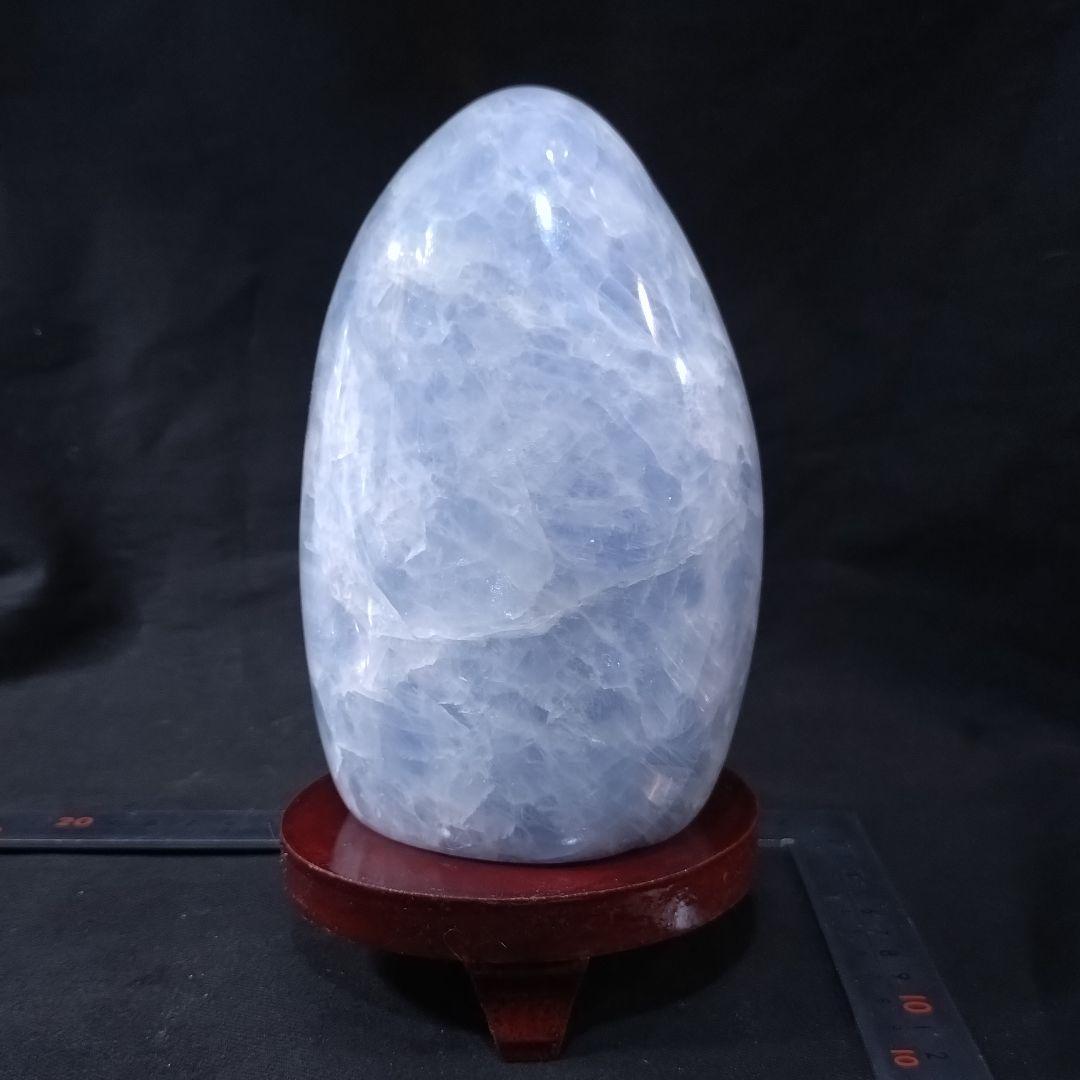 虹入【１，６ｋｇ】大迫力 セレスタイト　天青石　「休息・浄化・博愛」　置物　風水